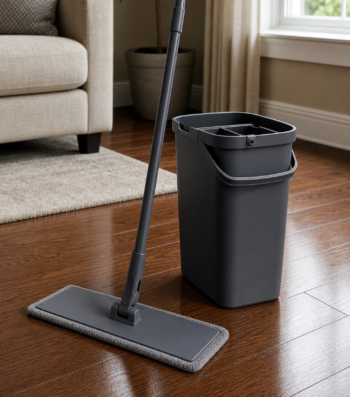 Flat Mop Cleaning Kit – Reusable Microfiber Floor Cleaning Set