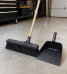 Heavy Duty Push Broom & Dustpan Set – Indoor Outdoor Cleaning Tools